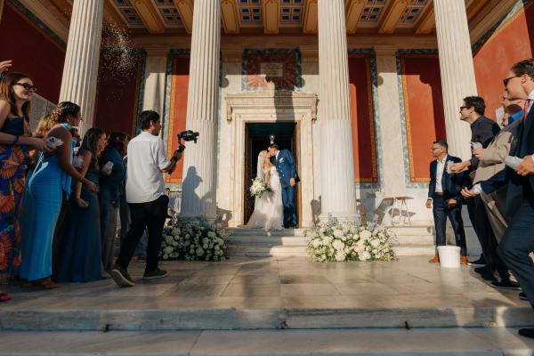 married couple, syros, greek island, agios nokolaos, wedding ceremony, greek wedding