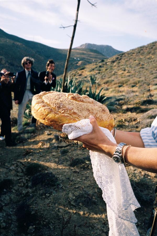 traditional greek bread, wedding ceremony, union, anafi, greek wedding, greece