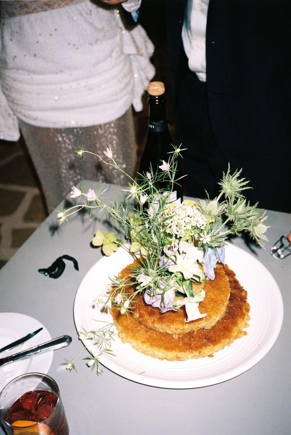 portokalopita, wedding cake, greek wedding, anafi, greece
