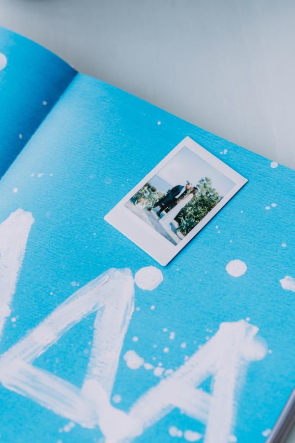 serifos, wedding decoration, greek wedding, polaroid, blue decoration, island chic, wedding party, greek island, greece
