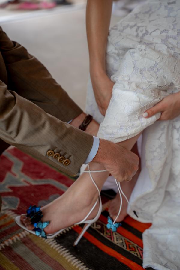 Greek wedding, Paros, greek island, pre wedding, wedding shoes, wedding dress, wedding outfit, bride 