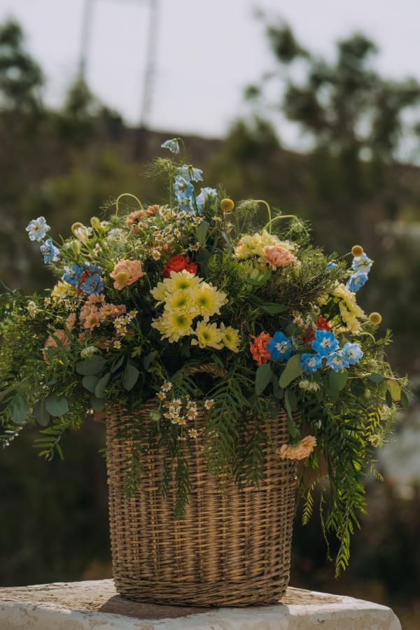 Greek wedding, Paros, greek island, wedding decoration, flower decoration 