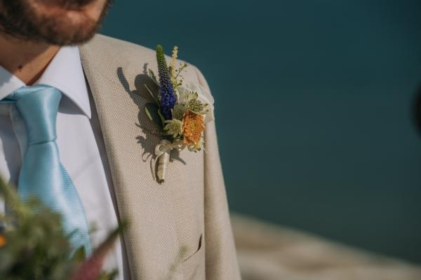 Greek wedding, Paros, greek island, wedding ceremony, wedding outfit, wedding suit, groom