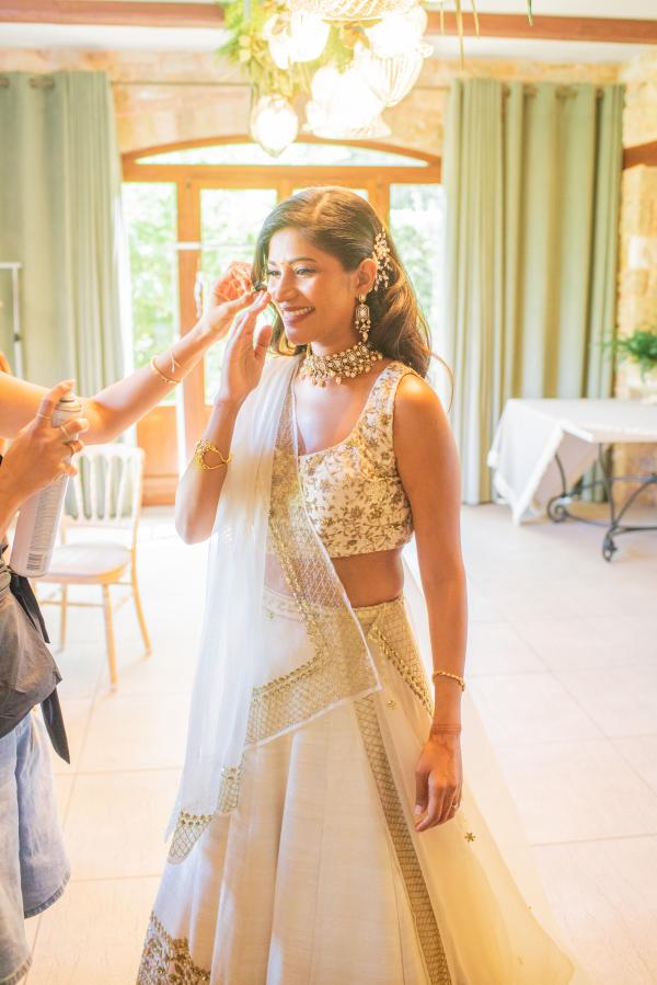 Indo-Greek wedding, pre wedding, wedding outfit, wedding dress, bride, traditional Indian wedding dress