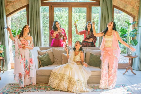 Indo-Greek wedding, pre wedding, wedding outfit, wedding dress, bride 