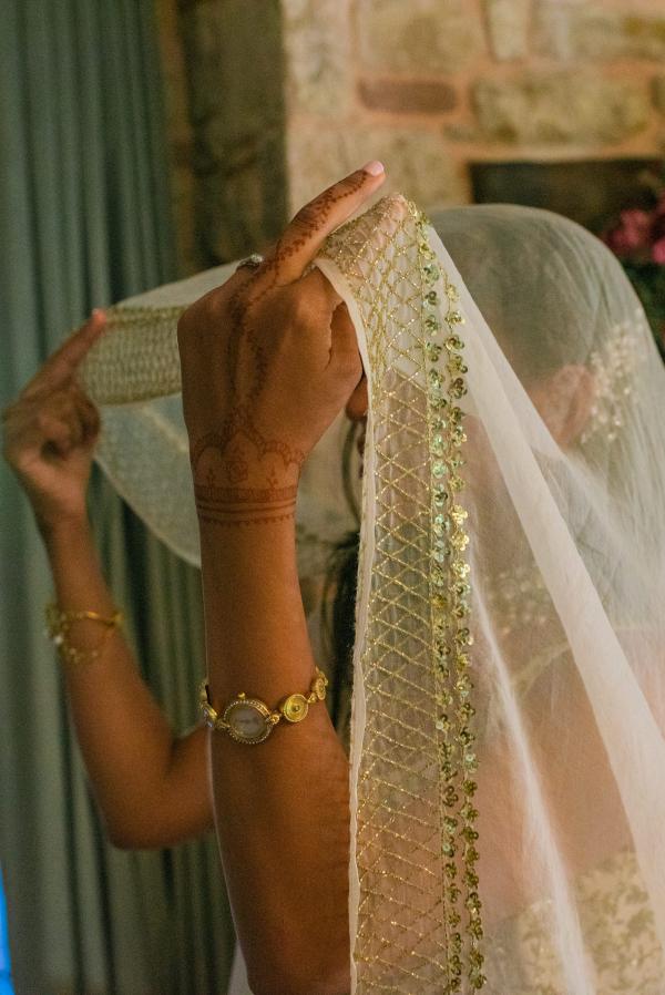 Indo-Greek wedding, pre wedding, wedding outfit, wedding dress, bride, traditional Indian wedding dress