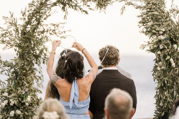 greek wedding, greek island, wedding venue, wedding ceremony, exchange of vows, union, wedding outfit 