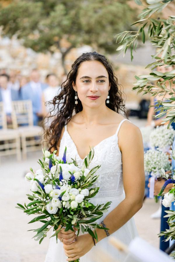 greek wedding, greek island, wedding venue, wedding ceremony, wedding dress, bride bouquet 