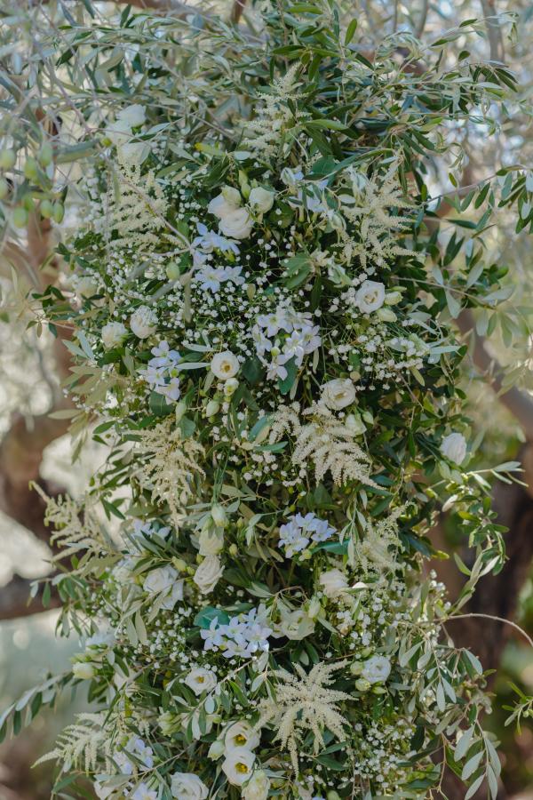 wedding decoration, wedding venue, flower decoration, nature, greek wedding