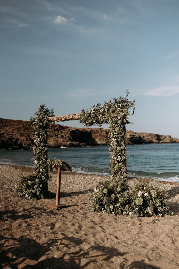 Greek wedding, Greek island, Serifos, wedding ceremony, wedding venue, sea, wedding decoration, flower decoration