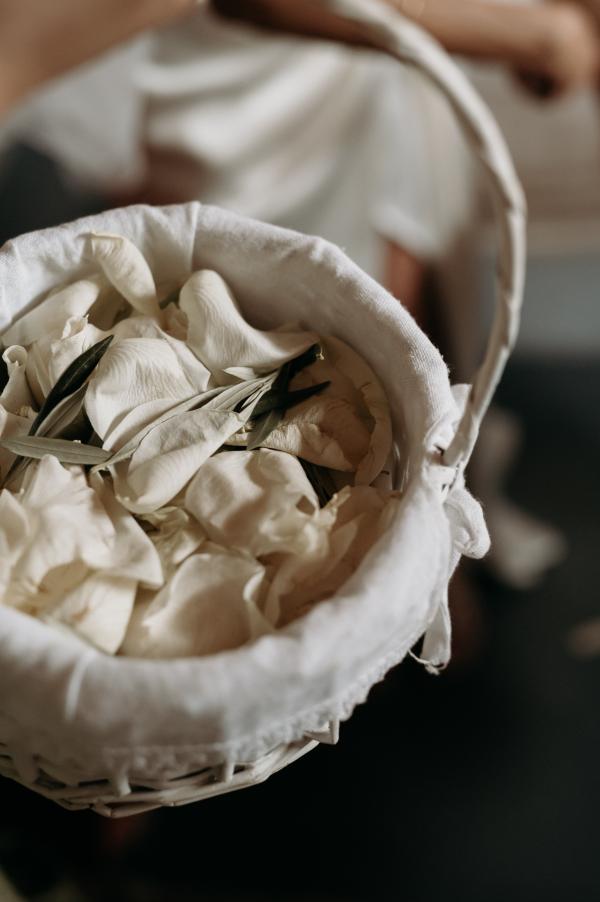 Greek wedding, Greek island, Serifos, wedding ceremony, wedding venue, sea, flower petals
