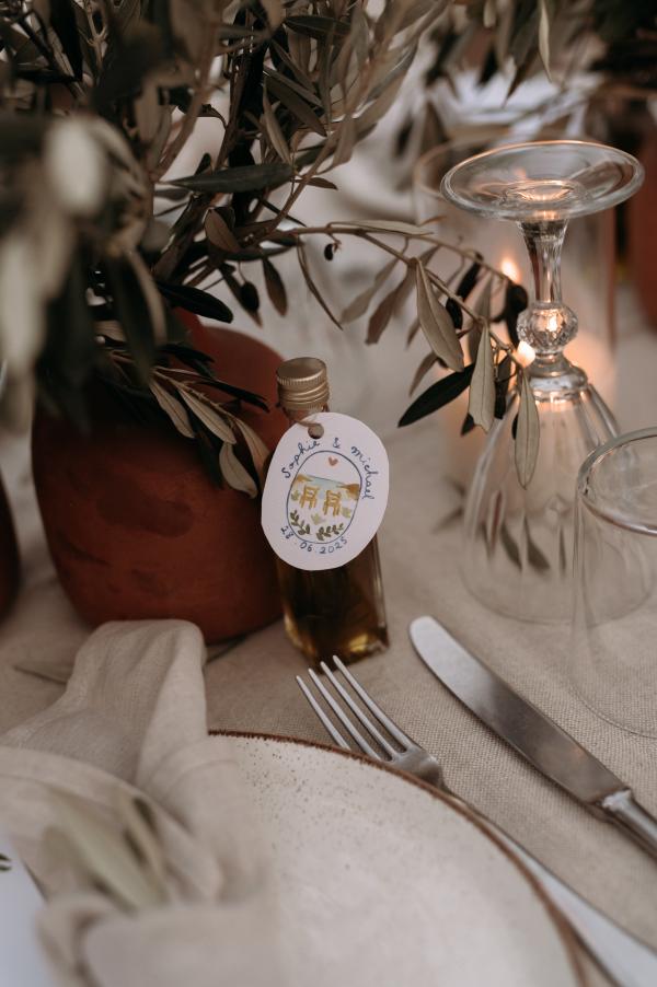 Greek wedding, Greek island, Serifos, wedding venue, nature, wedding decoration, tablesetting, candles, ceramic vases, olive branches 