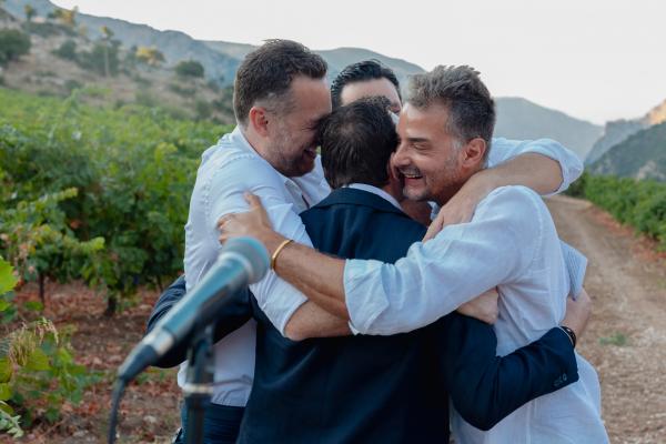 Greece, Greek venue, nature, green, vineyards, name giving, ceremony  